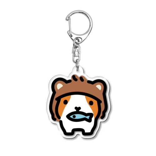 北海道モルモット Acrylic Key Chain