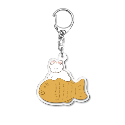 ワヌ美ちゃんのたい焼き Acrylic Key Chain