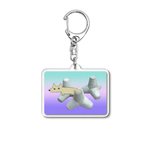 コヨーﾃｲ Acrylic Key Chain