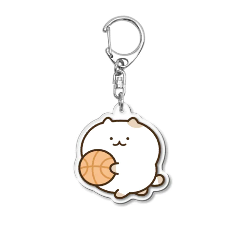 バスケねこ Acrylic Key Chain