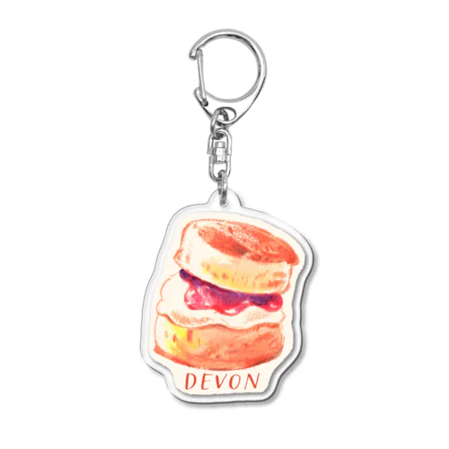 Devon クリームが先！ Acrylic Key Chain