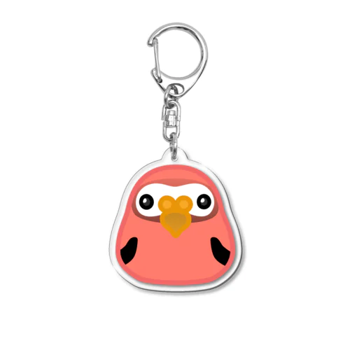 SDアキクサインコ ローズ Acrylic Key Chain