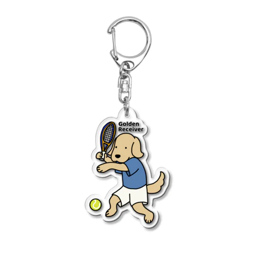 テニス Acrylic Key Chain