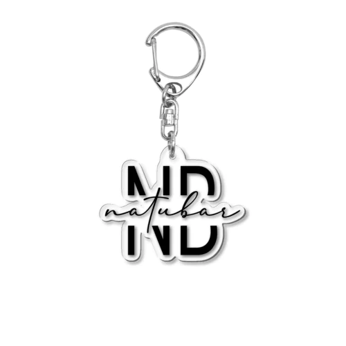 NATUbarビックロゴアクリルキーホルダー Acrylic Key Chain