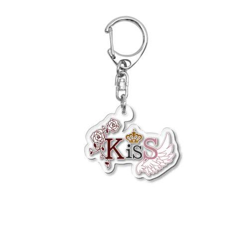 KisS（キス）ロゴアクリルキーホルダー Acrylic Key Chain