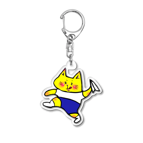 紙ひこうき飛ばそう Acrylic Key Chain