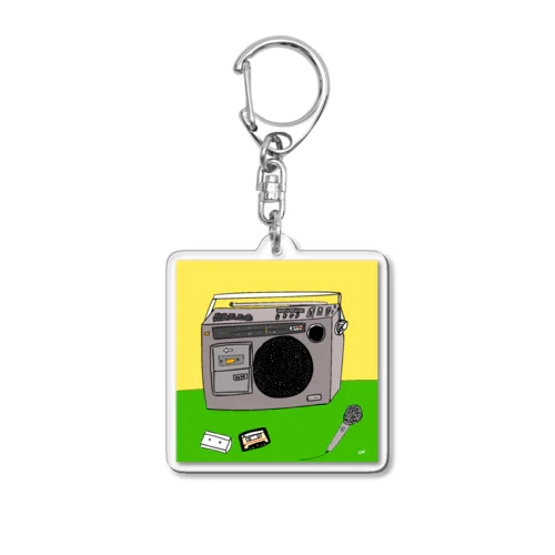 昭和のラジカセ Acrylic Key Chain