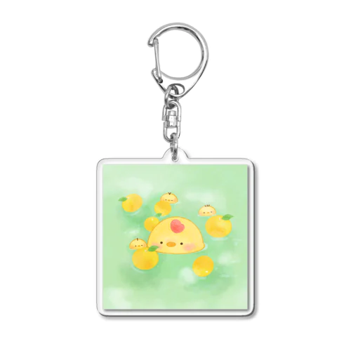 柚子湯 Acrylic Key Chain