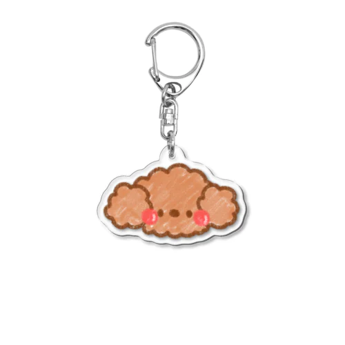 トイプードル♡レッド Acrylic Key Chain