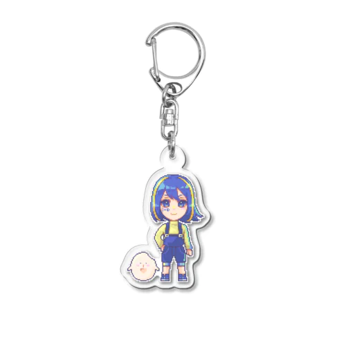 米子としんまい君 Acrylic Key Chain