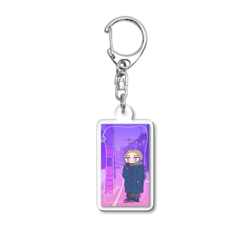 日日夜夜-Night Acrylic Key Chain