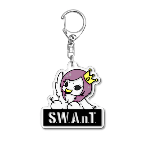 S.W.A.n.T.ZOO スワンコ Acrylic Key Chain