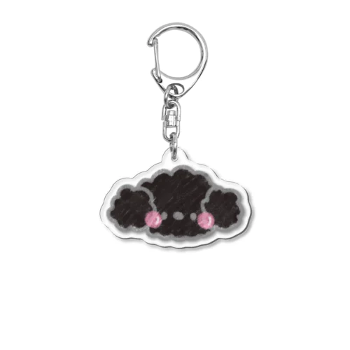 トイプードル♡ブラック Acrylic Key Chain