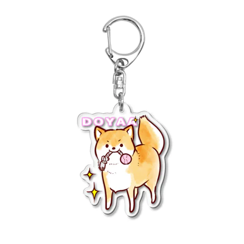 柴犬・ドヤ顔 Acrylic Key Chain