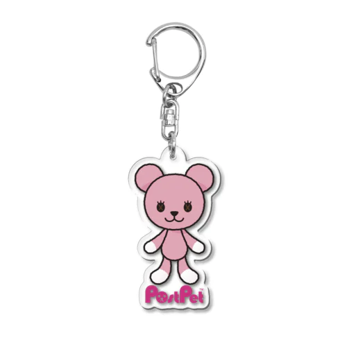 限りなくふだんどおりのモモ Acrylic Key Chain