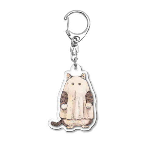 ねこおばけ Acrylic Key Chain