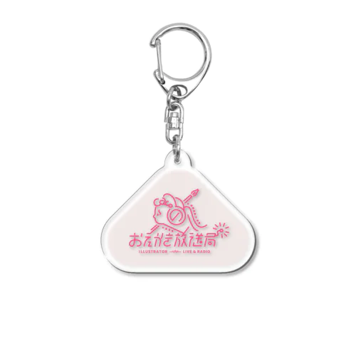 ロゴキーフォルダー｜ピンク Acrylic Key Chain