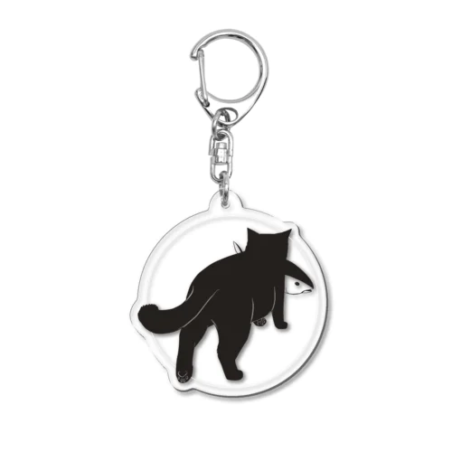 どら猫かつお Acrylic Key Chain