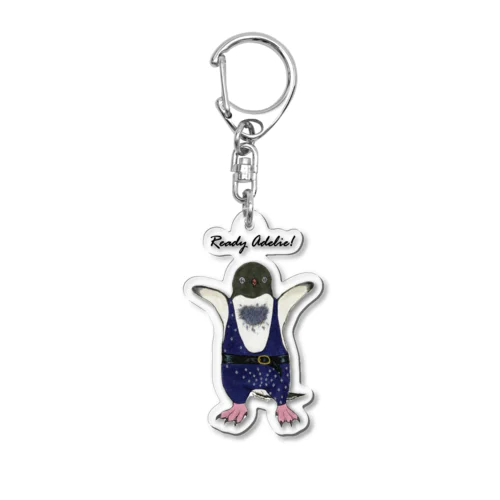 Ready Adelie! Acrylic Key Chain