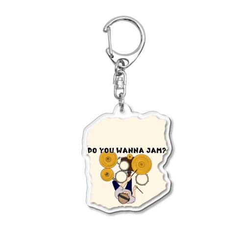 Do you wanna jam? Acrylic Key Chain