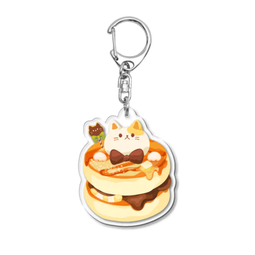 ねこパンケーキ アクリルキーホルダー