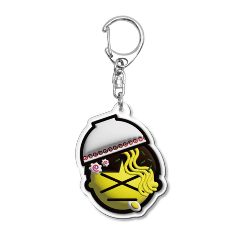 ぷっくりラーメン君 Acrylic Key Chain