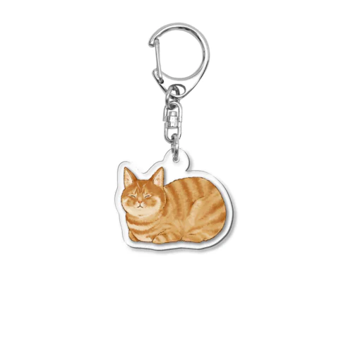 catloaf Acrylic Key Chain