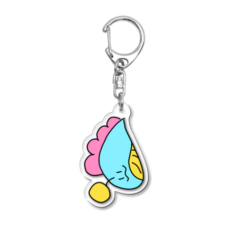 逆にょろんちょ Acrylic Key Chain