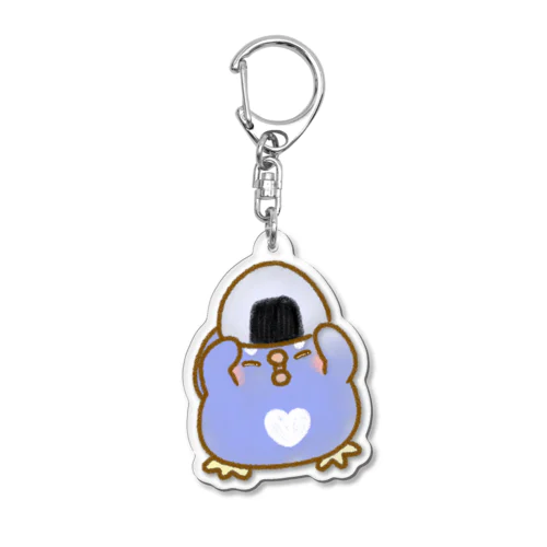 まろペンおにぎり Acrylic Key Chain