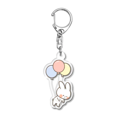 ぷかぷかうさちゃん。 Acrylic Key Chain