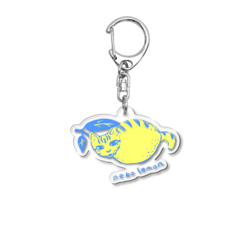 ねこレモン Acrylic Key Chain