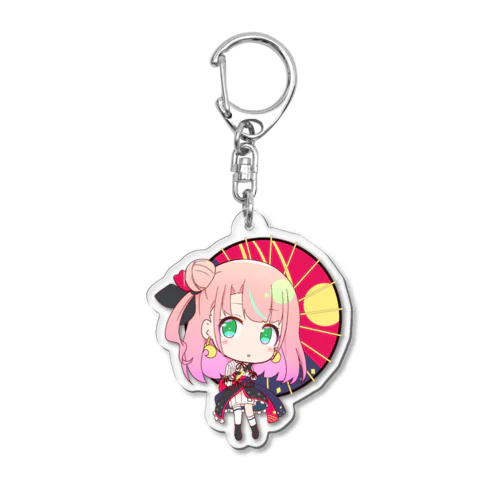 和傘めぐ Acrylic Key Chain