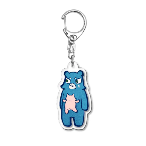 はぎちゃんとこまめちゃん_こまめちゃんとソーちゃん Acrylic Key Chain