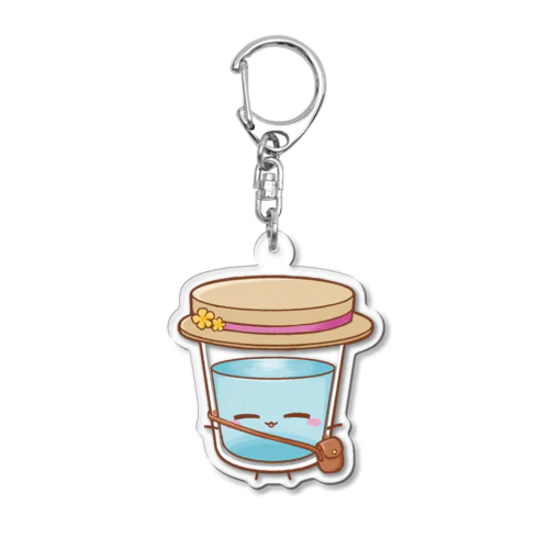 コップちゃん（お出かけ） Acrylic Key Chain