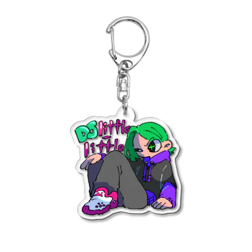 DJ  little- little Acrylic Key Chain