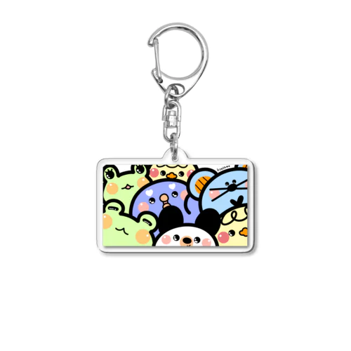 にぎやかな仲間たち Acrylic Key Chain