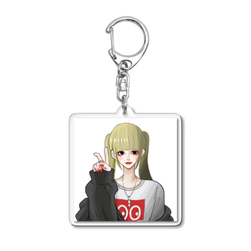 地雷っ子ちゃんアクリルキーホルダー Acrylic Key Chain