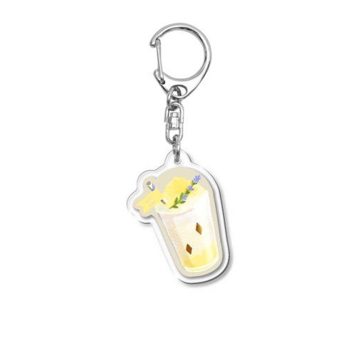 練乳ミルクソーダかき氷 Acrylic Key Chain