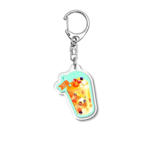 トロピカルフルーツソルベ Acrylic Key Chain