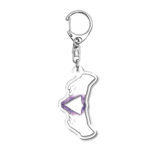 きつねのまど（縦） Acrylic Key Chain