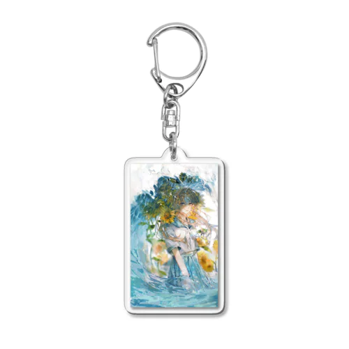 夏にのまれる Acrylic Key Chain