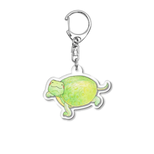 ゆるい水彩のアカミミちゃん Acrylic Key Chain