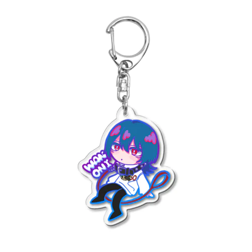 わんおに Acrylic Key Chain