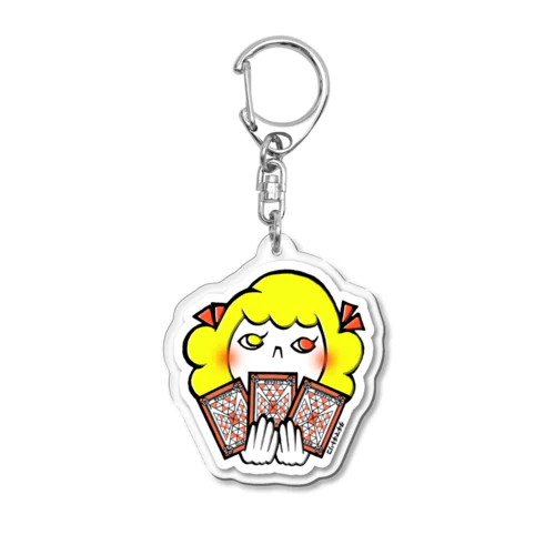 トランプガール Acrylic Key Chain