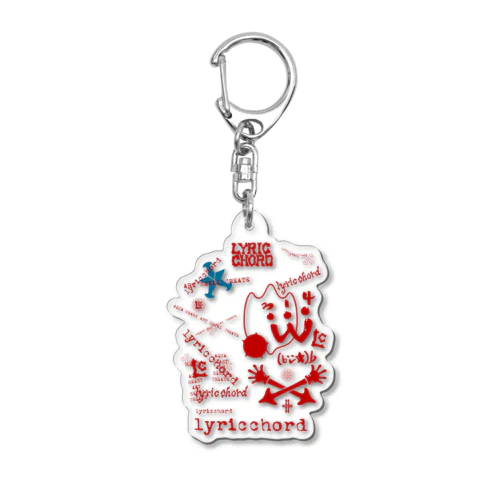 lyricchord314／RED Acrylic Key Chain