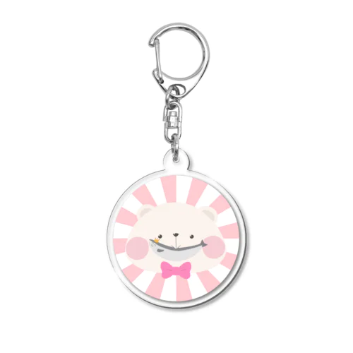 BestFriend　ピンク＊ホワイト Acrylic Key Chain