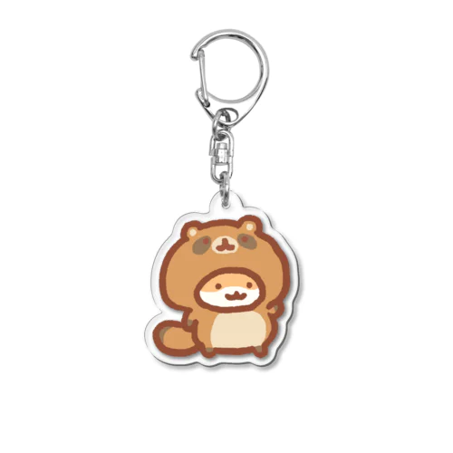 すやたぬ Acrylic Key Chain