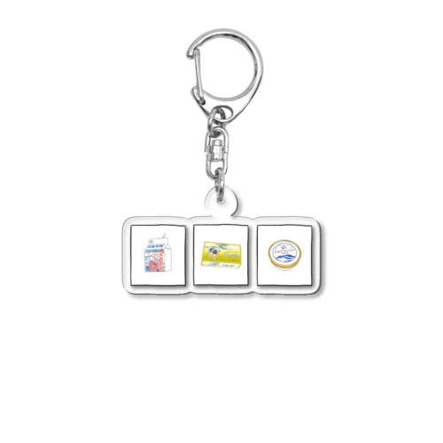 大島牛乳オールスター！ Acrylic Key Chain