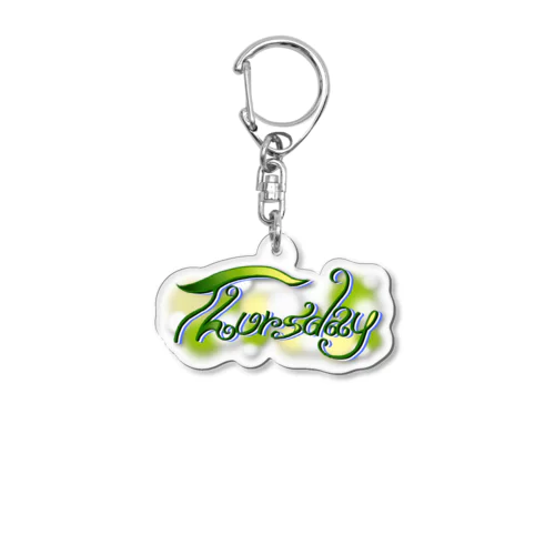 THURSDAY Acrylic Key Chain