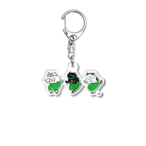 指パッチンの猫 Acrylic Key Chain